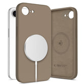 KRYT TECH-PROTECT LIQUID SILICONE MAGSAFE IPHONE 16E CHOCOLATE BROWN